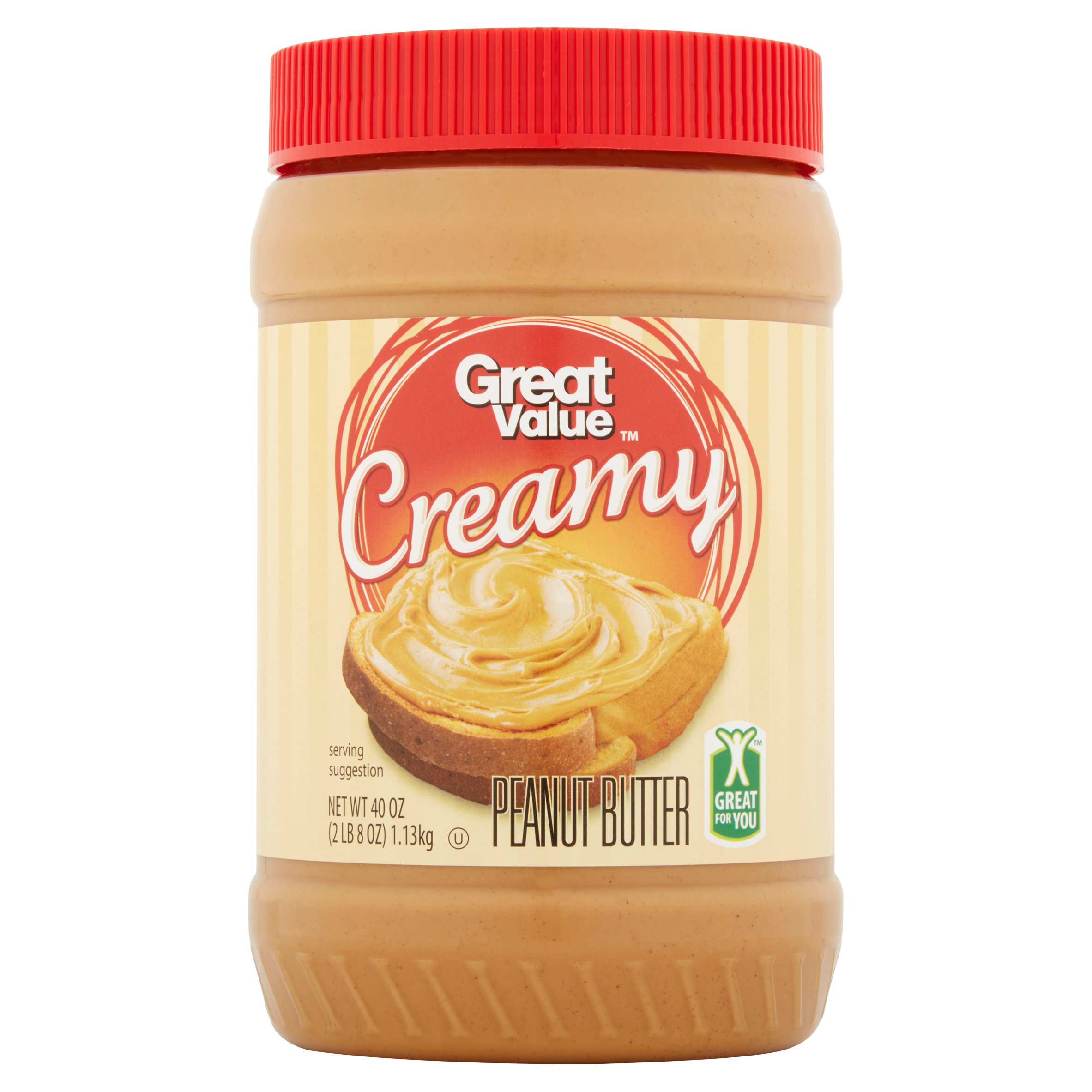 Great Value Creamy Peanut Butter, 40 Ounces ~ Moms Priority