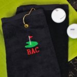 Gifts for Dad ~ monogrammed golf towel