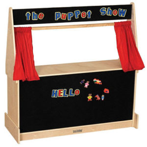 Christmas toys puppet theater