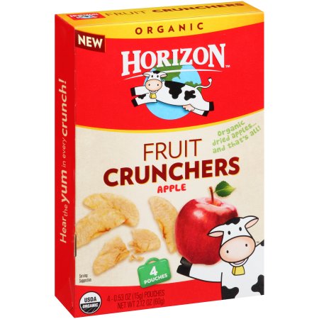Horizonâ ¢ Organic Apple Fruit Crunches 4-0.53 oz. Pouches