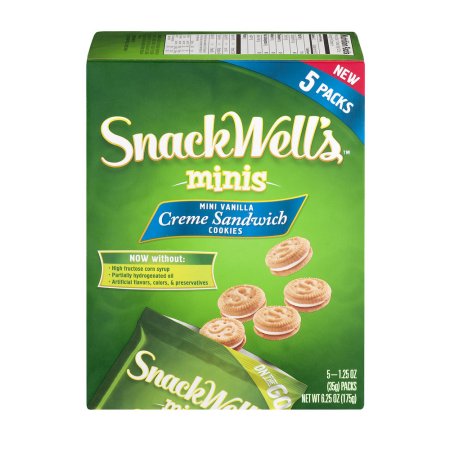 SnackWell's Minis Mini Vanilla Creme Sandwich Cookies - 5 PK