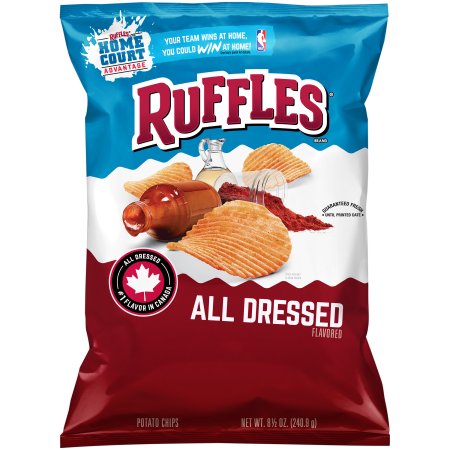 RufflesÂ® All Dressed Potato Chips 8.5 oz. Bag