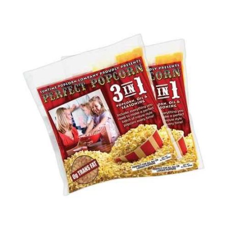 FunTime Perfect Popcorn 8 oz 3-in-1 Popcorn Pouches