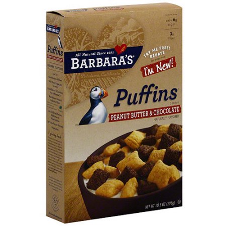 Barbara's Puffins Peanut Butter & Chocolate s Cereal
