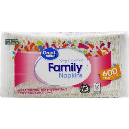 great value family napkins