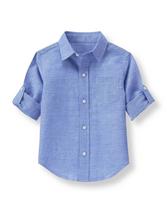 Catch sea breezes in our linen blend shirt. Button-tab roll cuffs add versatility. 55% Linen/45% Cotton. Chest Pocket. Shirttail Hem. Center Back Pleat. Machine Washable; Imported. Sundeck Splash.