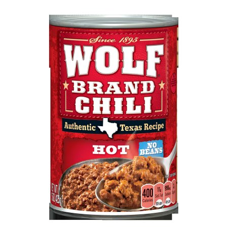 Wolf Brand No Beans Hot Chili