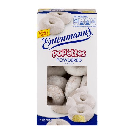 Entenmann's PoP'ettes Donuts Powdered