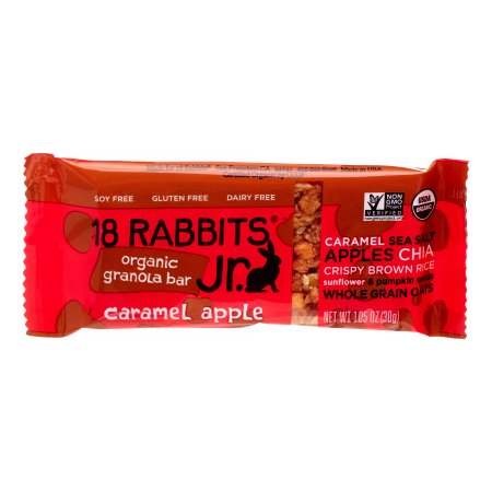 18 Rabbits Caramel Apple Jr. Organic Granola Bar