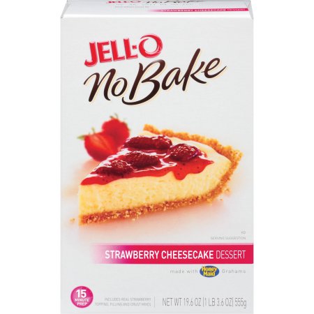 Jell-O No Bake Strawberry Cheesecake Dessert Mix