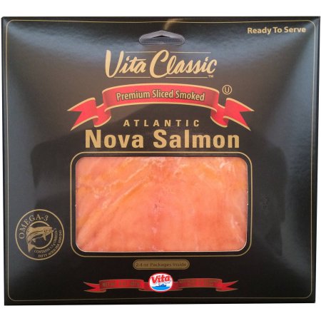 Vita Classic Premium Sliced Two-Pack Smoked Atlantic Nova Salmon
