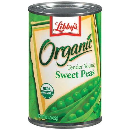 Libby'sÃ‚® Organics Organic Sweet Tender Young Peas 15 Oz Can