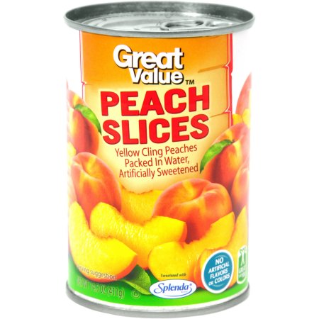 Great Value Sliced Peaches No Sugar Added