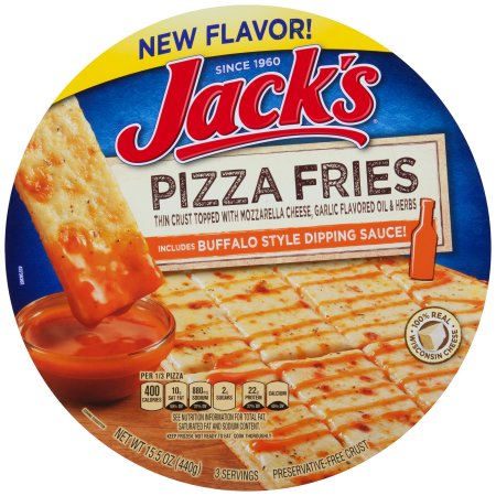 JACK'S Pizza Fries with Buffalo Style Dipping Sauce 15.5 oz.