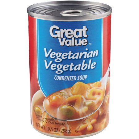 Great Value Vegetarian Vegetable Condensed Soup