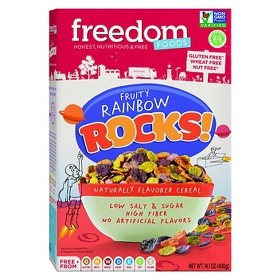 Freedom Foods Gluten Free Fruity Rainbow Rocks Cereal