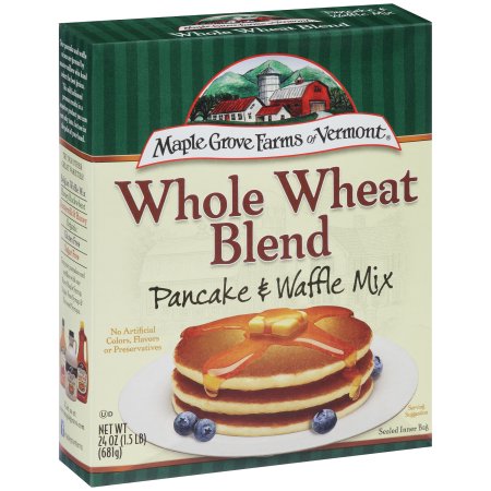 Maple Grove Farms of VermontÃ‚® Whole Wheat Blend Pancake & Waffle Mix 24 oz. Box