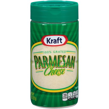 Kraft 100% Grated Parmesan Cheese 8 oz. Shaker