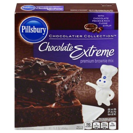 Pillsbury Chocolatier Collection Chocolate Extreme Premium Brownie Mix