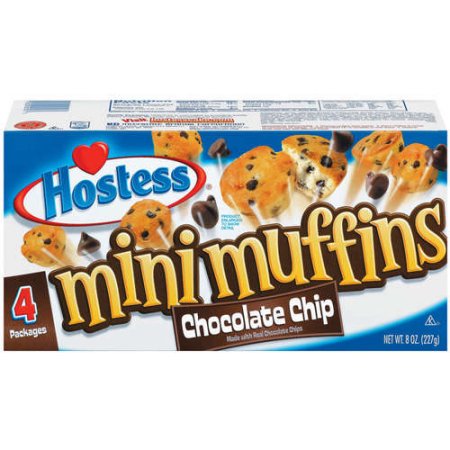 Hostess: Mini Chocolate Chip 4 Pkg Muffins