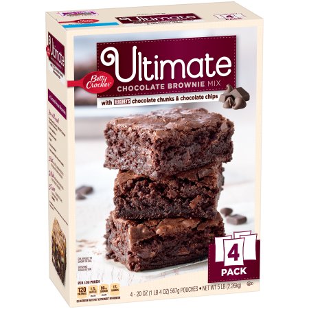 Betty CrockerÃ‚® Ultimate Chocolate Brownie Mix 20 oz. 4 Pack