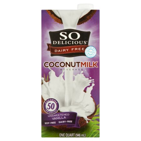 So Delicious Dairy Free Unsweetened Vanilla Coconut Milk Beverage 32 fl. oz. Carton