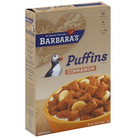 Barbara's Puffins Cinnamon Cereal