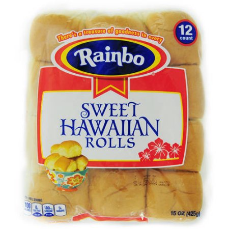 Rainbo Sweet Hawaiian Rolls