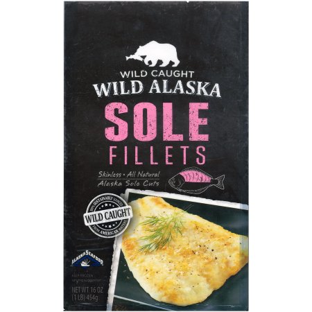 Seafood - Alaska Sole 1lb - 6 pk