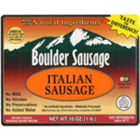 Boulder Sausage Italian Sausage Bulk