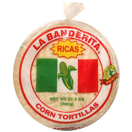La Banderita White Corn Tortillas