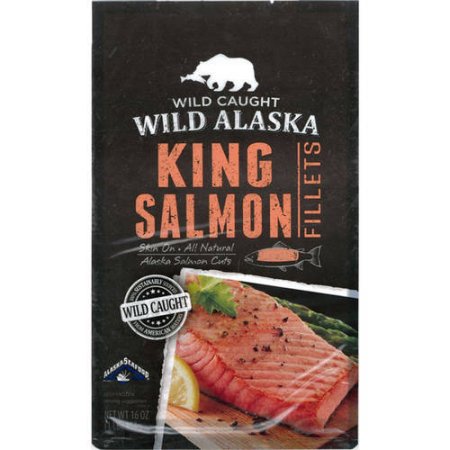 Seafood - Alaska King Salmon 1lb - 6 pk