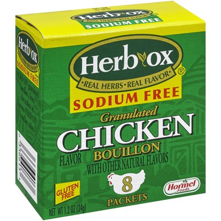 Herb-OxÃ‚® Sodium Free Chicken Flavor Granulated Bouillon Packets 8 ct Box
