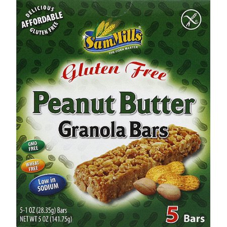 Sam Mills Gluten Free Peanut Butter Granola Bars