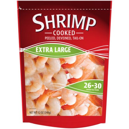 Walmart Seafood Frozen 26/30 Cooked Shrimp