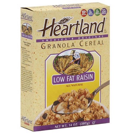 Heartland Granola Cereal Low Fat Raisin Cereal