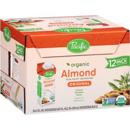 Pacific ® Organic Almond Original Non-Dairy Beverage 12-8 fl. oz. Box