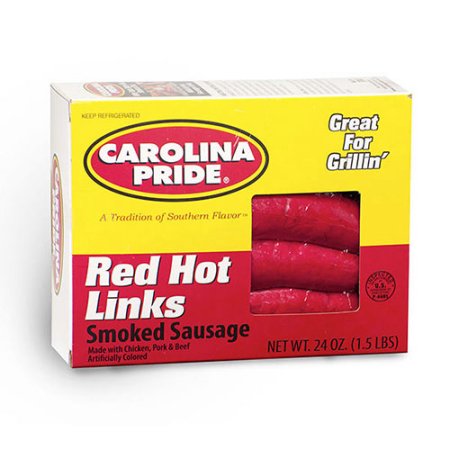 Carolina Pride Red Link Smkd Sausage Box