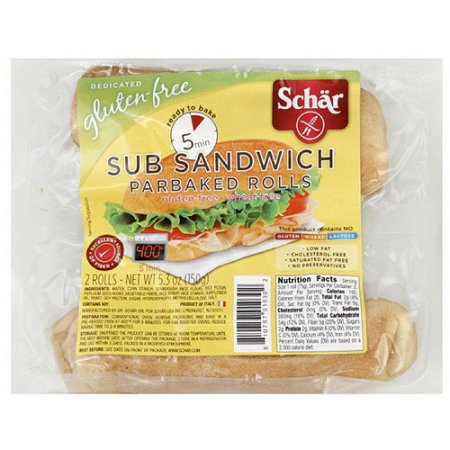 Schar Sub Sandwich Parbaked Rolls