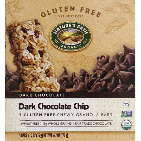 Nature's Path Organic Gluten Free Selections Dark Chocolate Chip Chewy Granola Bars