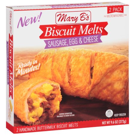 Mary B's Biscuit Melts Sausage