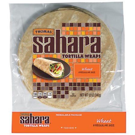 Thomas' Sahara 100% Whole Wheat Wraps
