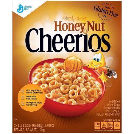 Honey Nut CheeriosÃ¢ ¢ Gluten Free Cereal 24 oz. 2 Pack