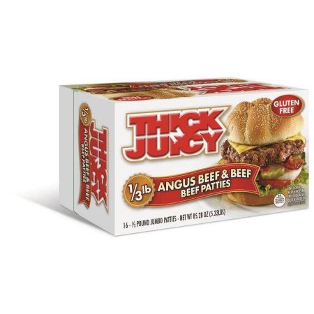Holten Meats Thick And Juicy Angus Beef Patty 5.33 Lb