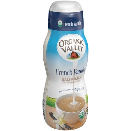 Organic Valley ® French Vanilla Half & Half 1 pt Bottle