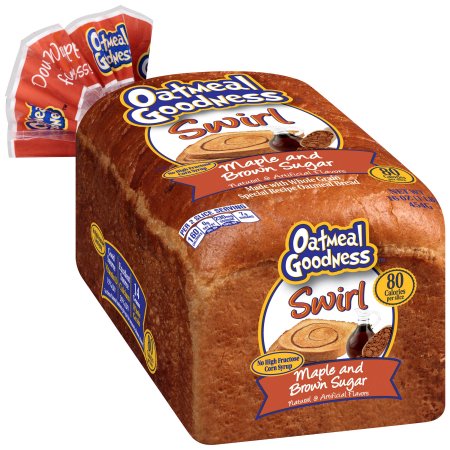 Oatmeal GoodnessÃ¢ ¢ Swirl Maple and Brown Sugar Bread 16 oz. Pack