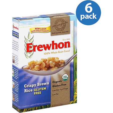 Erewhon Gluten Free Crispy Brown Rice 100% Whole Grain Cereal