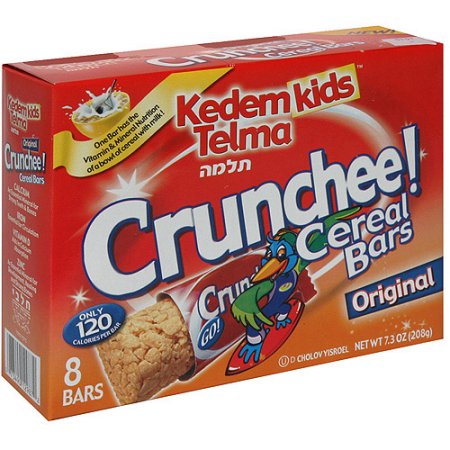 Kedem Kids Telma Crunchee Original Cereal Bars