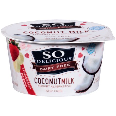 So Delicious ® Dairy Free Coconut Milk Strawberry Banana Yogurt Alternative 5.3 oz. Tub