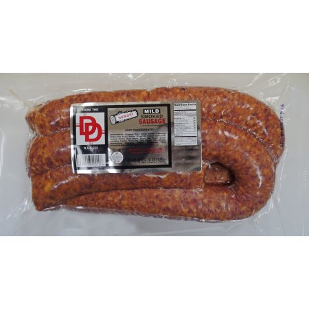 Double D Meat Double D Mild Smoked Sausage 3 Lb